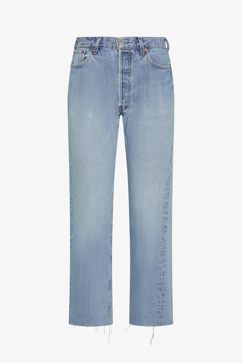 【KOOLOSET】Non-Fade Linen Slab Wide Denim Relaxed Raw Hem Jean – aligrace