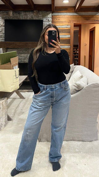 Maternity Baggy Custom Jeans