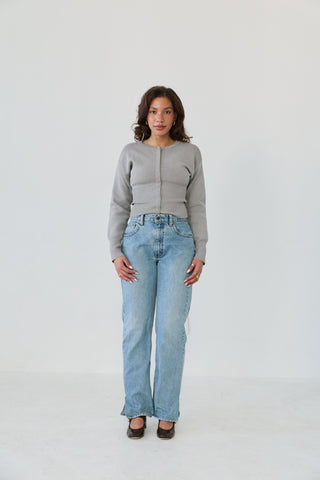 Allysa Tilted/Split Jean
