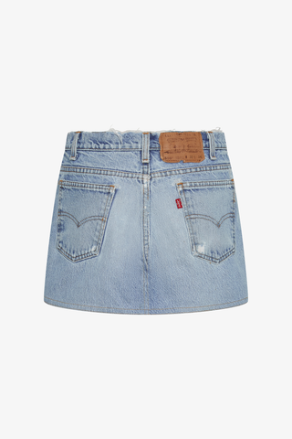 Hemmed Mini Skirt