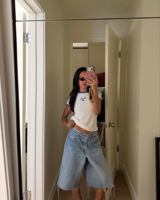 Boyfriend Crop Raw