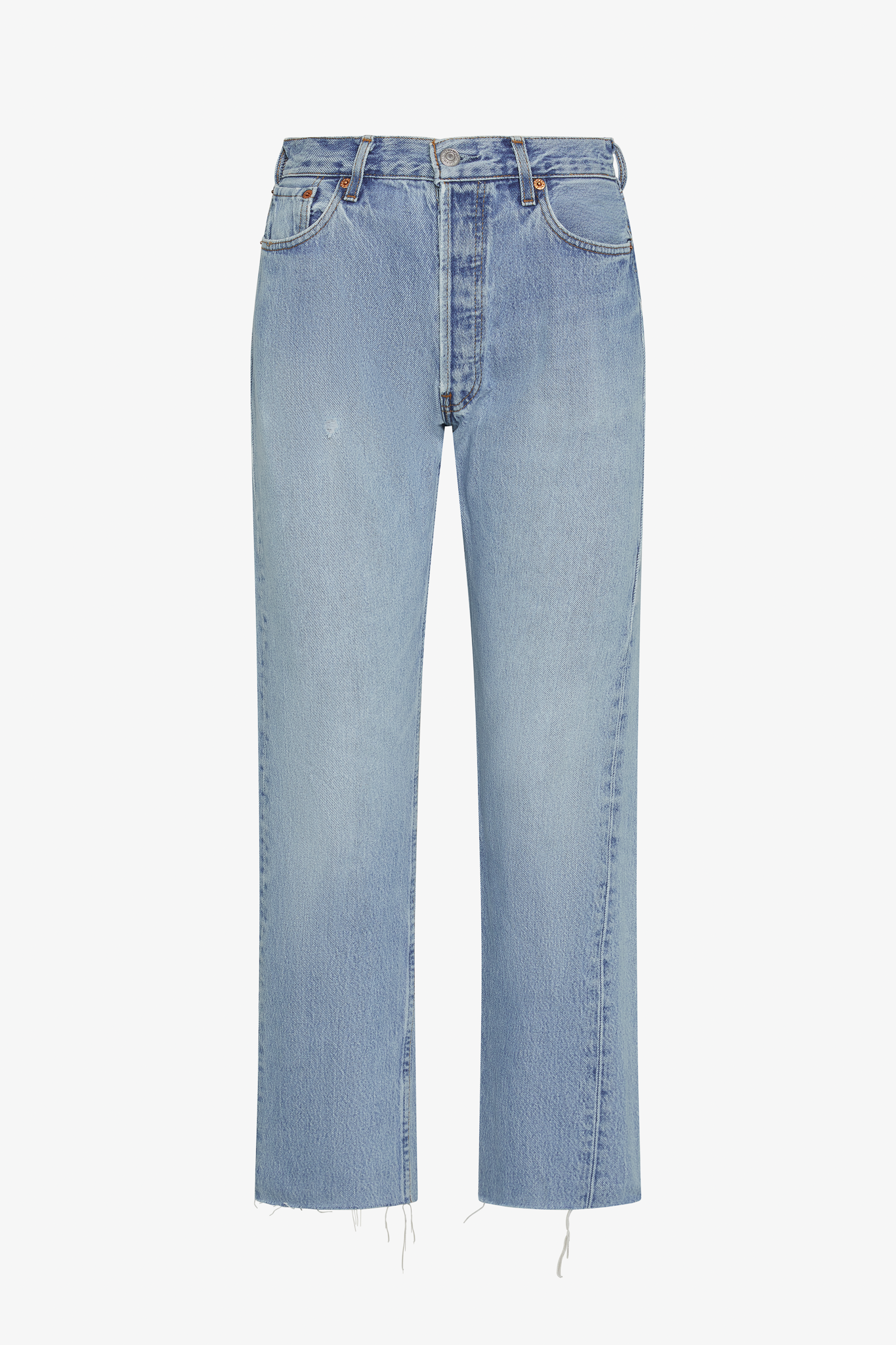 Relaxed Raw Hem Jean – aligrace