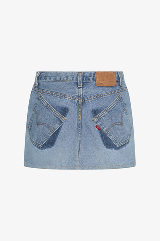 Tilted Mini Skirt